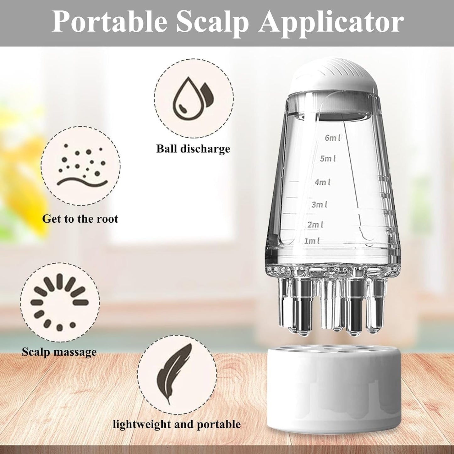 Portable Hair Oil Applicator | Scalp Oil Dropper Tool for Hair Growth Pakistan