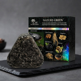 Nature Green Black Hair Darkening Soap | Herbal Gray Hair Treatment Bar Pakistan