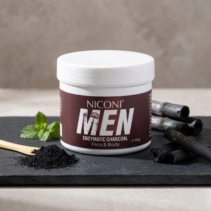NICONI MEN Enzyme De-Tan Pack | Face & Body Tan Removal Cream Pakistan