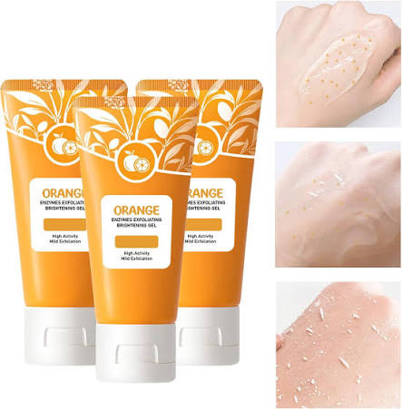 Gmeelan Orange Enzymes Exfoliating Gel | Skin Brightening Scrub Pakistan