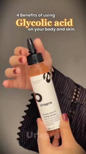Urapra Glycolic Acid 7% Toning Solution | AHA Exfoliating Toner Pakistan